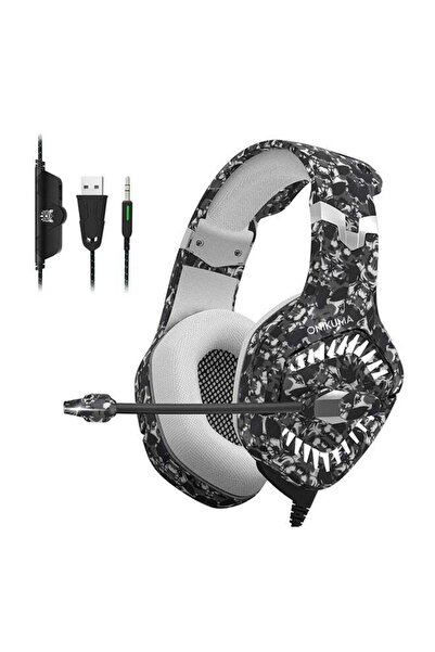 Onikuma سماعات ألعاب سلكية K1B Pro لأجهزة PS4/PS5/XOne/XSeries/NSwitch/PC