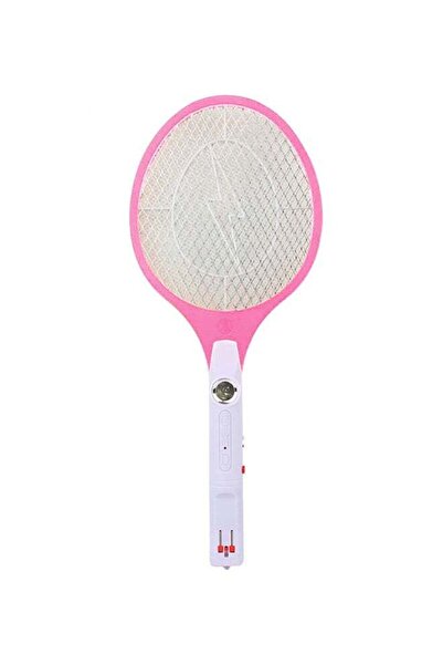 Generic مضرب البعوض الكهربائي وردي/أبيض 52 × 22 × 4 سم