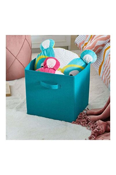 Home Box Olive Fabric Box Aqua 33x28x33cm