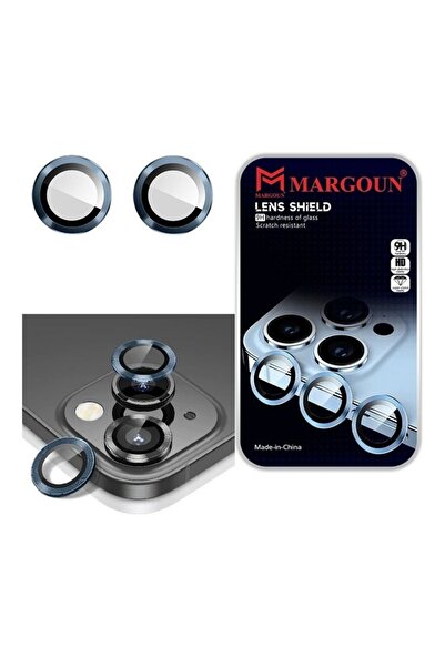 Margoun واقي عدسة كاميرا Apple iPhone 14 Plus مصنوع من زجاج مقوى 9H مقاوم للخ...