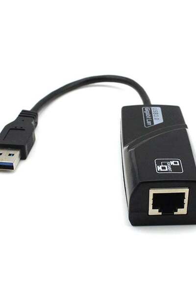 Generic USB 3.0 To RJ45 Ethernet LAN Network Adapter Black