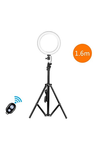 Generic حلقة إضاءة تصوير LED قابلة للتعتيم بواجهة USB مقاس 260 مم باللونين ال...