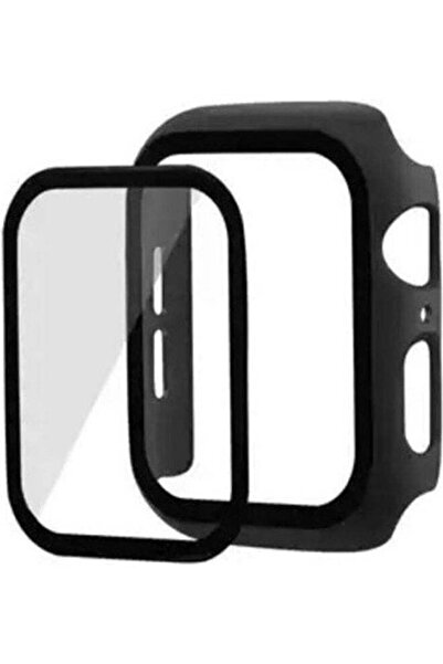 Generic Unisex Cover Full Protection Built-In Screen Protector For Apple Watch 44 Mm
