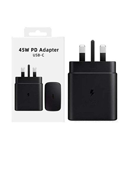 Generic 45W USB C Power Supply Adapter Black