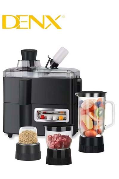 Denx معالج طعام 4 في 1 مع 29 وظيفة (خلاط، مطحنة، معالج طعام، مفرمة)