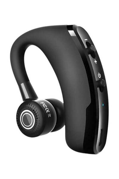 Generic سماعة توصيل عظمي مع ميكروفون باللون الأسود