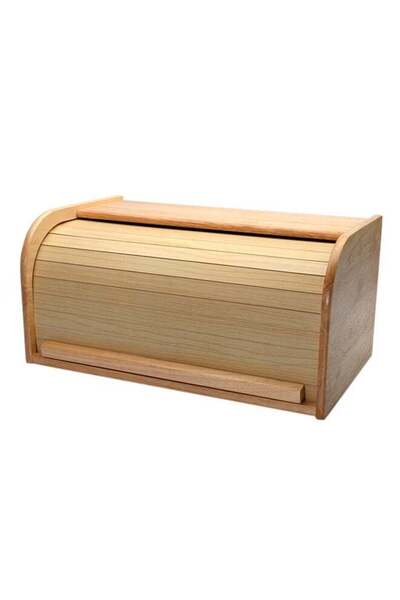 Billi Wooden Bread Box Beige 23x19X40centimeter
