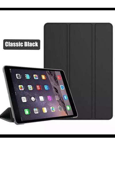 Generic Black leather smart bag with a smart feature for iPad MINI 1/2/3