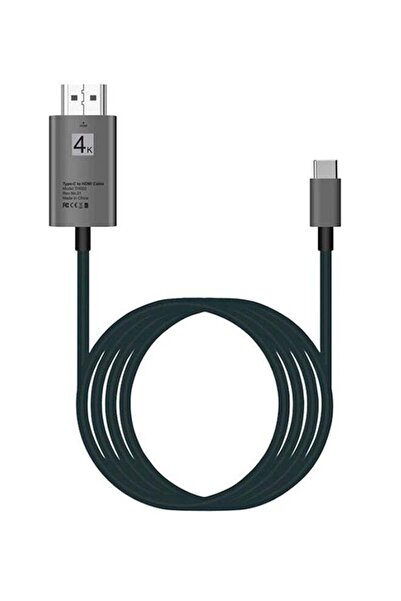 Generic Type-C To HDMI USB 3.1 To HDMI 4K Phone Computer HD Cable Black