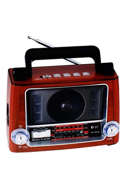 DLC Mini Bluetooth Radio Speaker Brown/Black/Silver