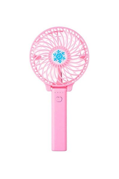 Generic مروحة صغيرة محمولة باللون الوردي 21.5 × 10.5 × 4.2 سم