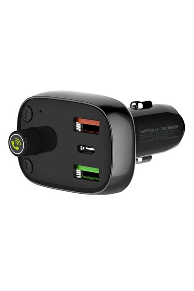 LDNIO جهاز إرسال FM بلوتوث وشاحن سيارة سريع