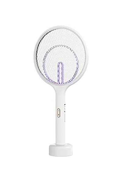 Generic مضرب ذباب كهربائي أبيض 46x23.5x2.8 سم