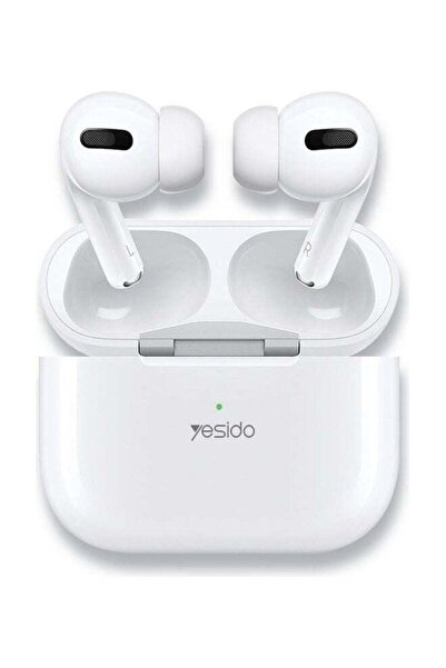 Yesido سماعات أذن ستيريو لاسلكية بتقنية البلوتوث باللون الأبيض