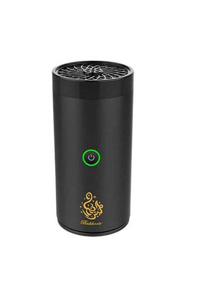 Achas مبخرة بخور قابلة لإعادة الشحن بمنفذ USB من النوع C، لون أسود، 14×7×7 سم