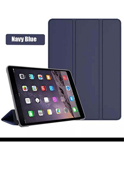 Generic غطاء ذكي قابل للطي لجهاز iPad AIR 5/6 9.7 بوصة باللون الأزرق الداكن