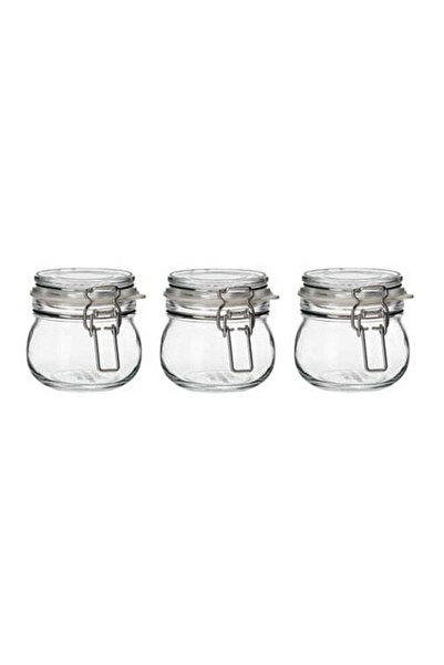 Generic جرة كوركن مع غطاء زجاجي شفاف 7×7×13 سم