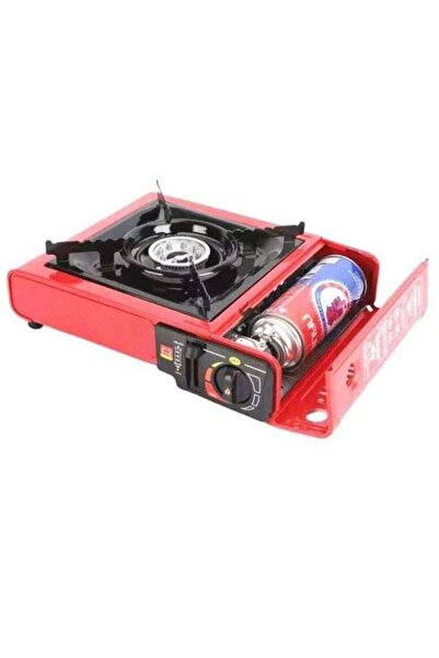 Generic Red color trip stove + gas canister