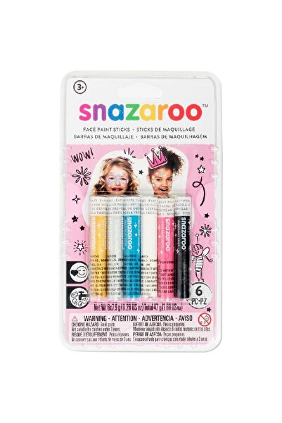 Snazaroo أعواد طلاء الوجه طلاء الوجه والجسم