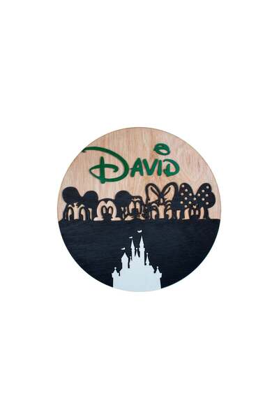 OEM Decor Personalizabil, HandyHands, cu Nume din lemn Disney 36 cm