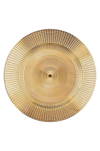 OEM Set 6 farfurii aurii decorative