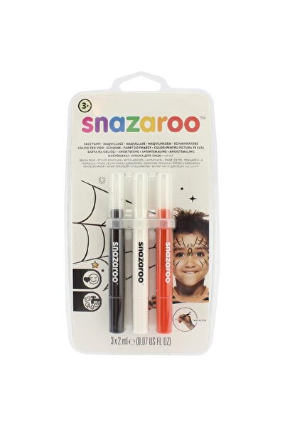 Snazaroo قلم فرشاة الهالوين لرسم الوجه والجسم