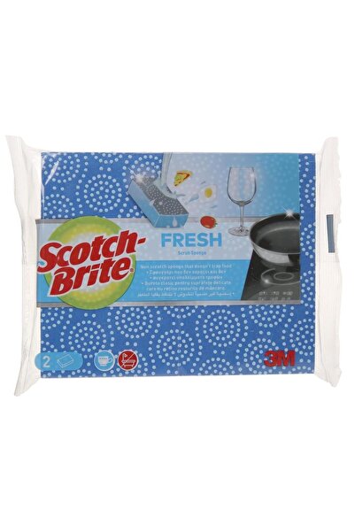 ACE إسفنجة تنظيف سكوتش برايت فريش غير خدش من 3M (قطعتان)