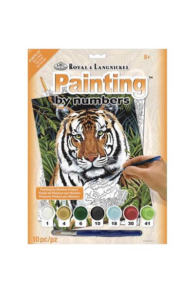 Royal&Langnickel نمر مختبئ - رسم بالأرقام