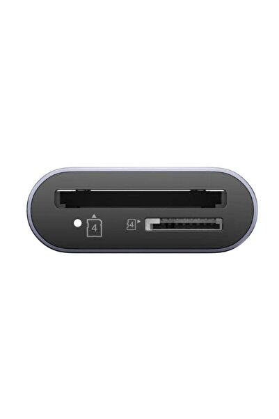 Unitek 2-in-1 USB-C/A SD4.0 Card Reader – 5Gbps High-Speed, Space Grey | R1018E