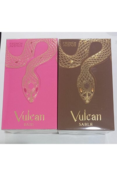 VUICAN (طقم عطرين فرينش افينيو فولكان زهري +بني 100 مل