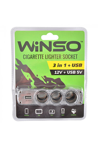 Winso Brichetă auto 3 în 1 12V