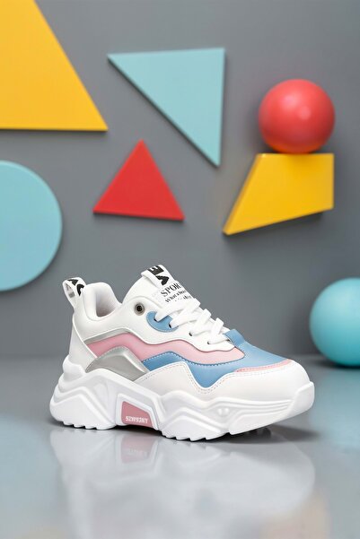 DARK SEER Kids DS 2110 Weiß-Blauer Kinder-Sneaker