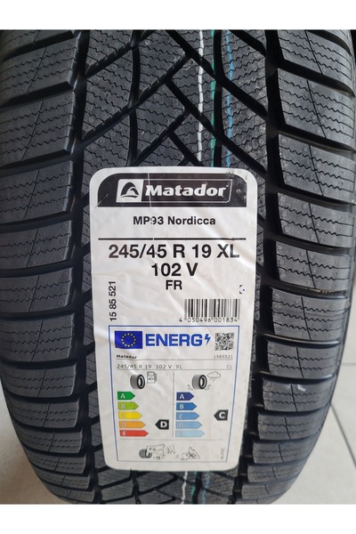 Matador 245/45R19 Nordicca MP93 102V XL Set Olarak ( 4ADET) 2025 Üretim *