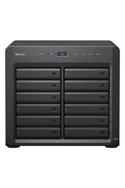 SYNOLOGY NAS DS2422+, 12 Bay-uri, Gigabit, Procesor AMD Ryzen V1500B, 2.2 GHz, 4 GB DDR4 ECC