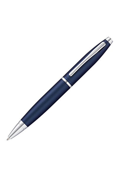 Cross Calais Midnight Blue Chrome Trim Ball Pen