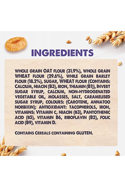 Nestle Cheerios Multigrain Breakfast Cereal 375 g Whole Grain Cereal Rings with Added Vitamins