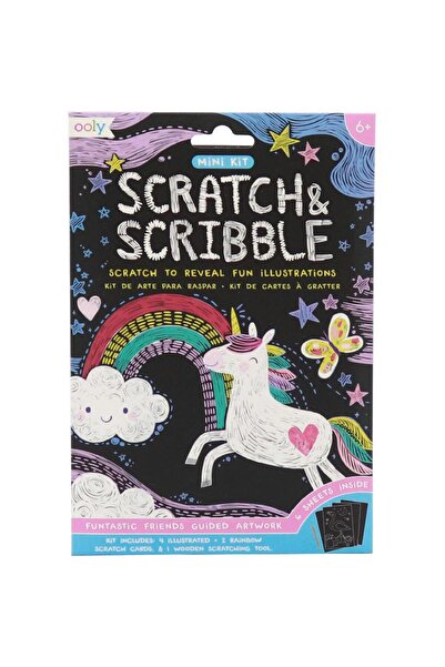 Ooly عمل فني موجه من Scratch & Scribble Funtastic Friends