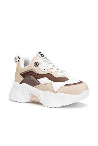 DARK SEER Kids DS 2110 Beyaz Taba Çocuk Sneaker