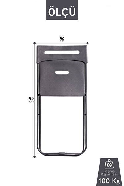 İronika Safran Katlanabilir Metal Gövdeli Sandalye Katlanır Mutfak Bahçe Kamp Sandalyesi Krem 4 Adet