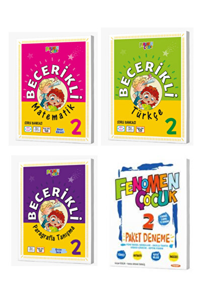 Kurmay Yayınları FENOMEN ÇOCUK 2.SINIF BECERİKLİ SERİSİ+2.SINIF PAKET DENEME