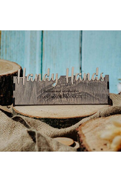 OEM Wooden Holder HH926 Name for Desk 19X6 cm