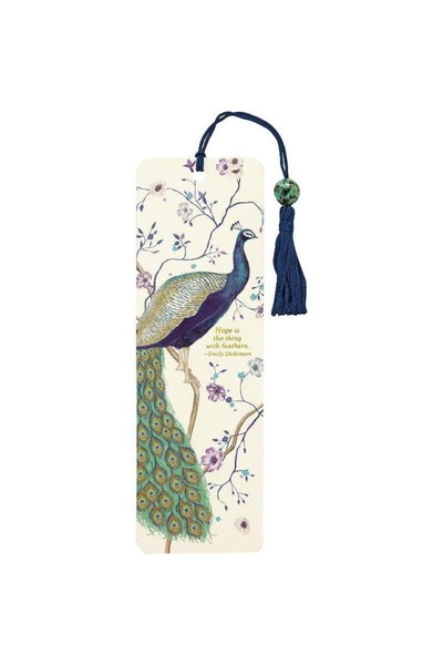 Peter Pauper Press علامة مرجعية من خرز الطاووس