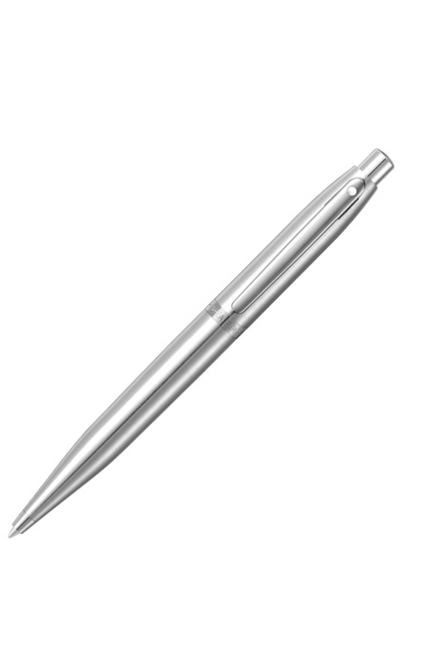 Sheaffer VFM Brushed Chrome - Chrome Trim Ball Pen