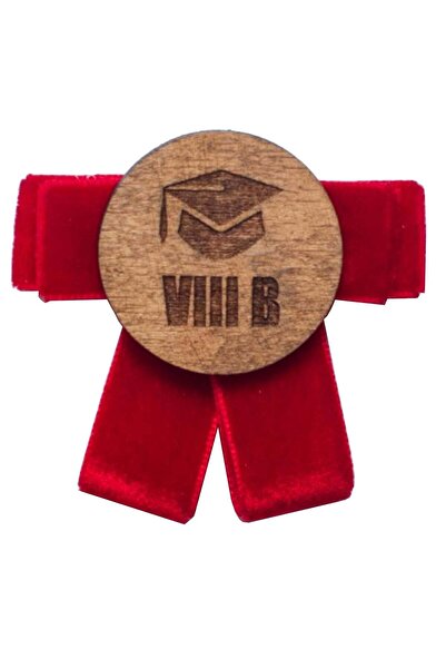 OEM Brosa Insigna Personalizata din Lemn HH1637 3x3 cm