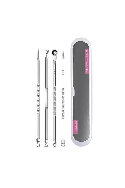 Choice3 4 قطع من ملاقط إزالة الرؤوس السوداء فائقة الدقة الألمانية رقم 5، مناس...