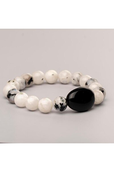 Mitr Moonstone Natural Stone Bracelet (10 mm) – the Power of Intuition