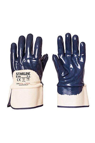 NZB Oilfield Work Gloves Nitrile Coated Thick Protection Construction Industry Hand Gloves L (1 Pair) Size 9