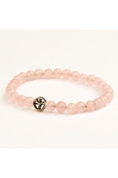 Mitr Pink Quartz Natural Stone Bracelet (6 mm) – Breath of Love