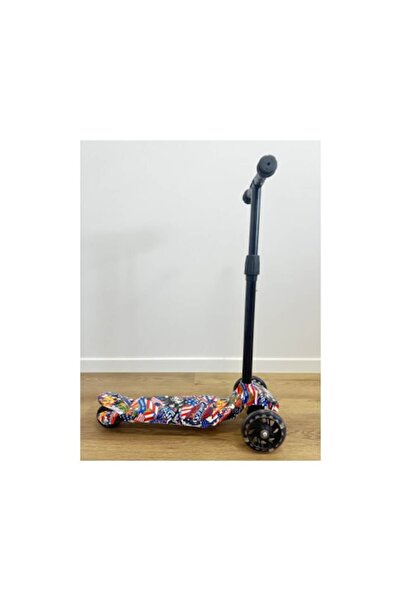 Mixbo Simple Scooter Mixbo, 2 Front Wheels, 2 Rear Wheels, Adjustable Handlebar, Wheel Lights, 1.5 Years