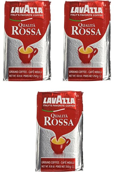 LavAzza Qualita Rossa, 8.8 oz Brick, Ground (Pack of 3)